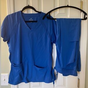Med Couture Scrub Set- Royal Blue